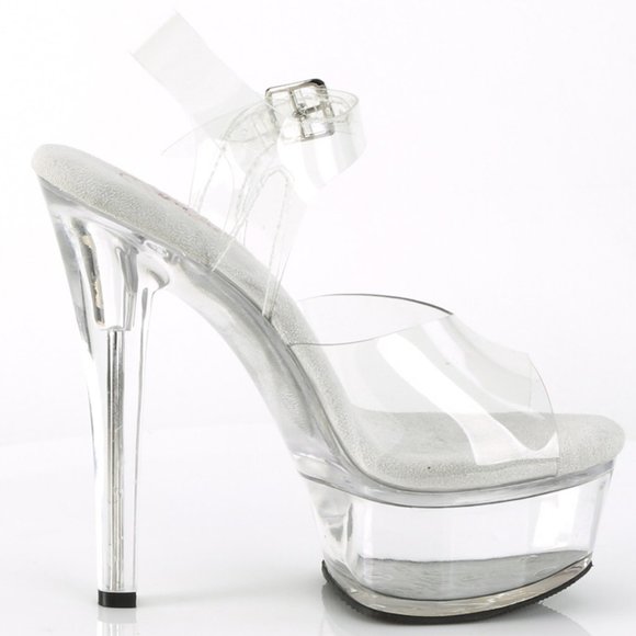 Platform Comfort Width High Heel Shoes - Picture 1 of 5